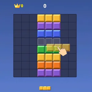 ブロックをグリッドに配置